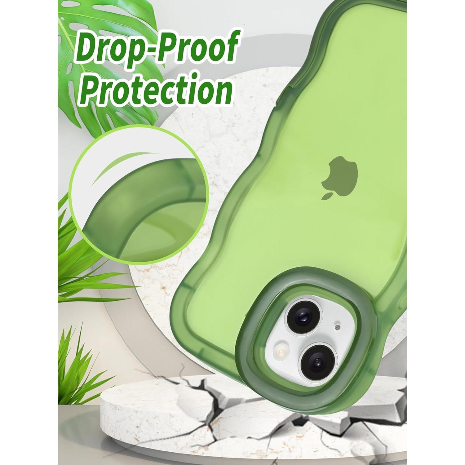 Funda protectora para iPhone 14/13 Kaislandy con soporte