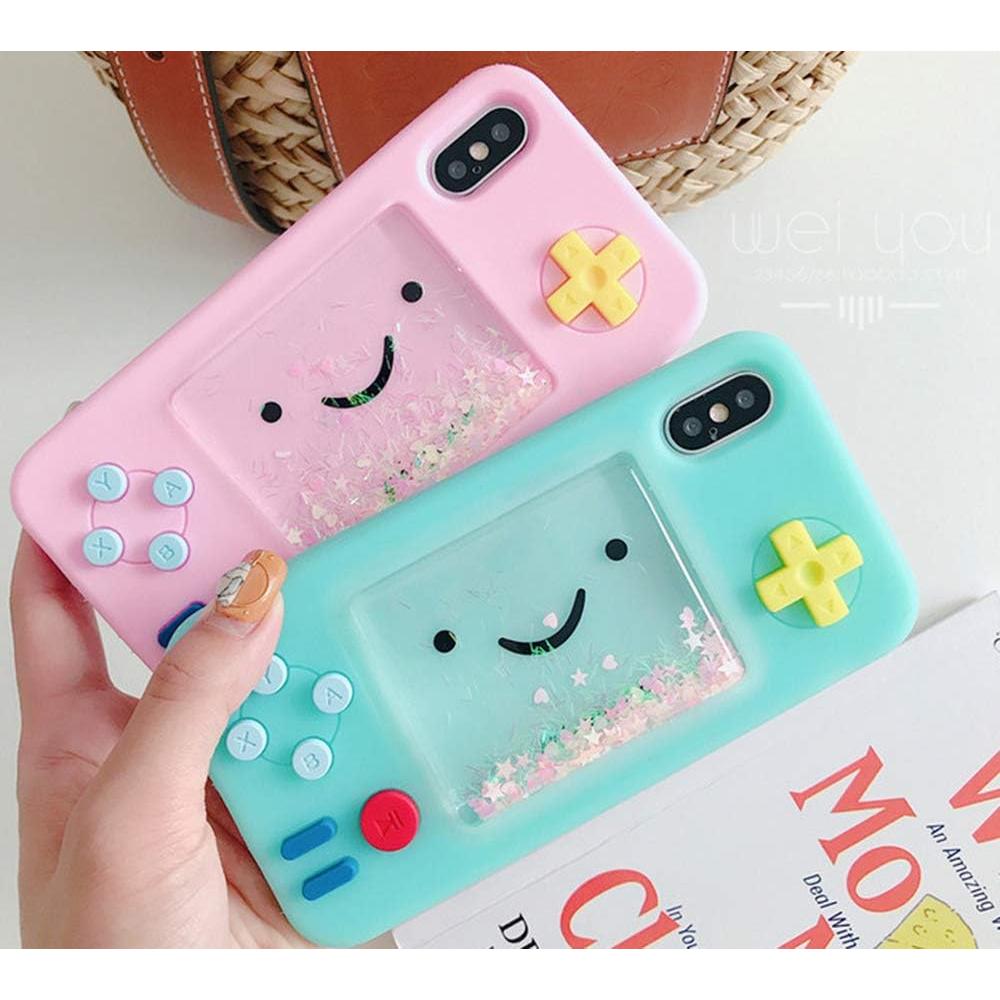 Funda Protectora UnnFiko para iPhone 13 Azul con Estrellas Líquidas