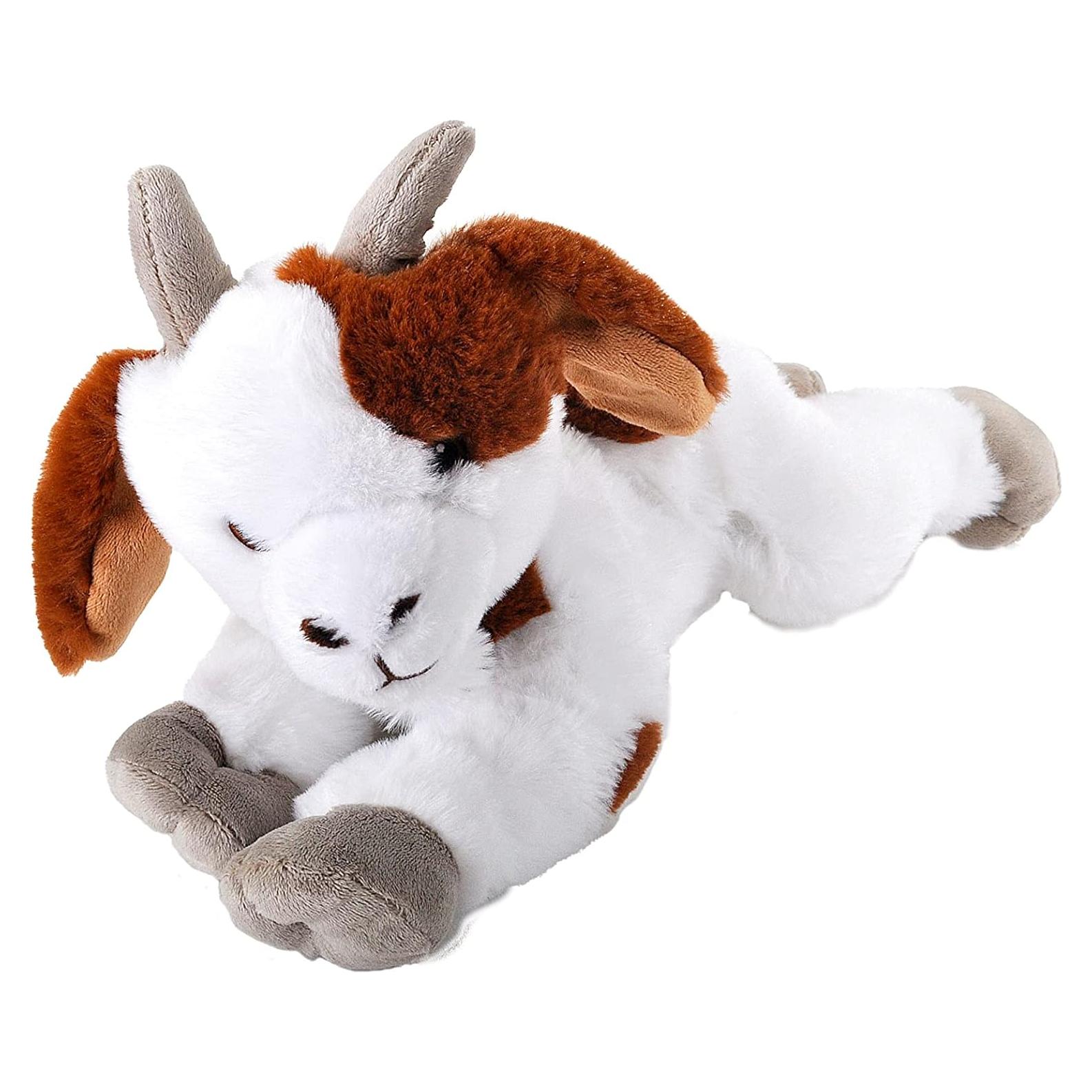 Cabra de Peluche Wild Republic 30 cm Ecológica y Suave