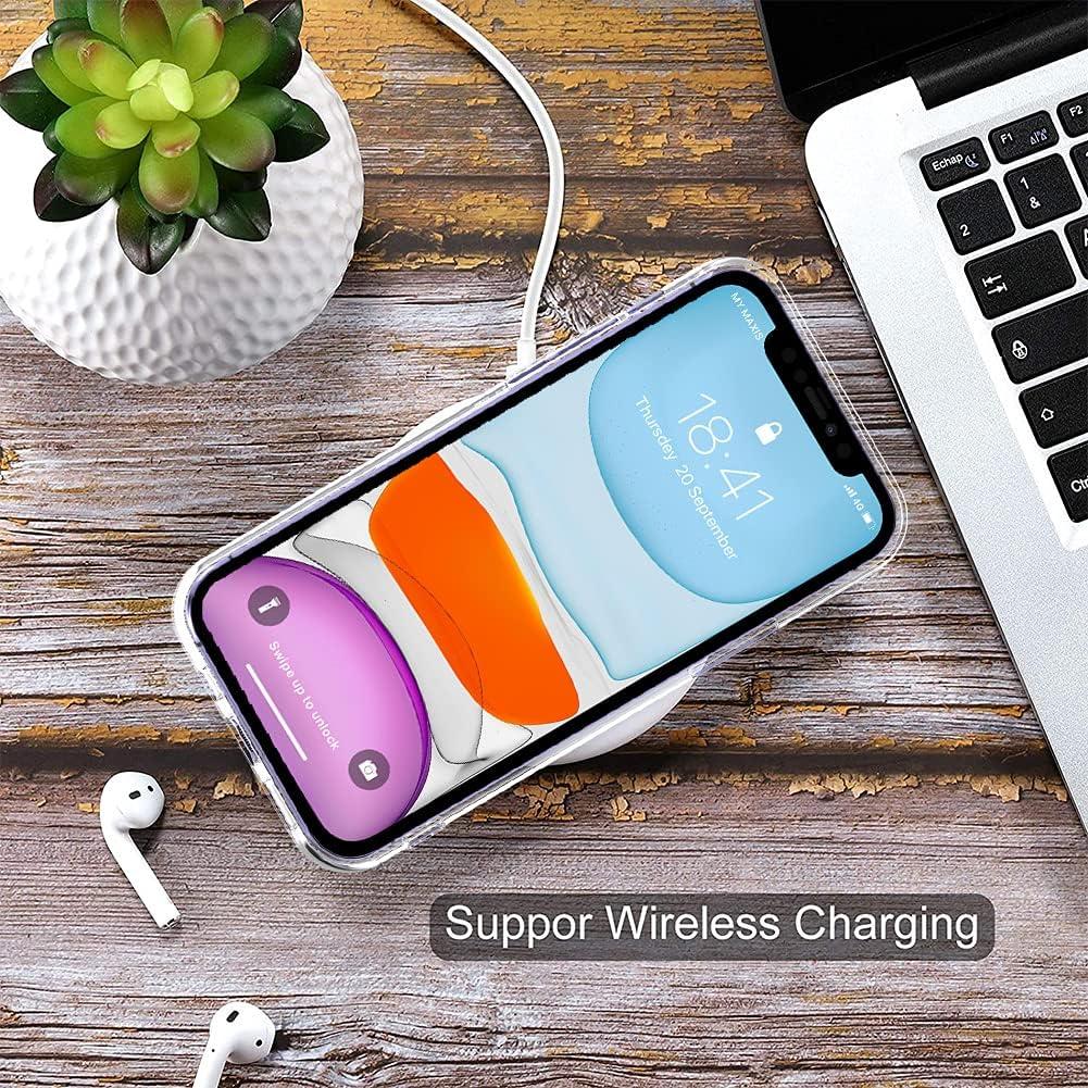 Funda TPU MZELQ para iPhone 13 con Soporte para Tarjetas