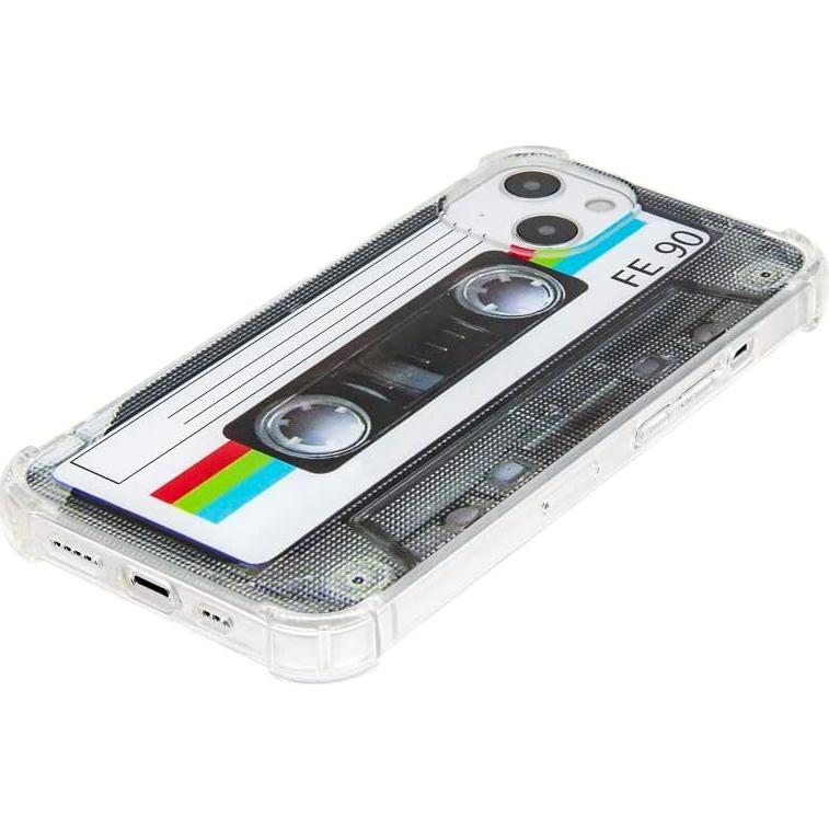 Funda Bumper TPU para iPhone 13 FAteam Cinta de Casete Retro