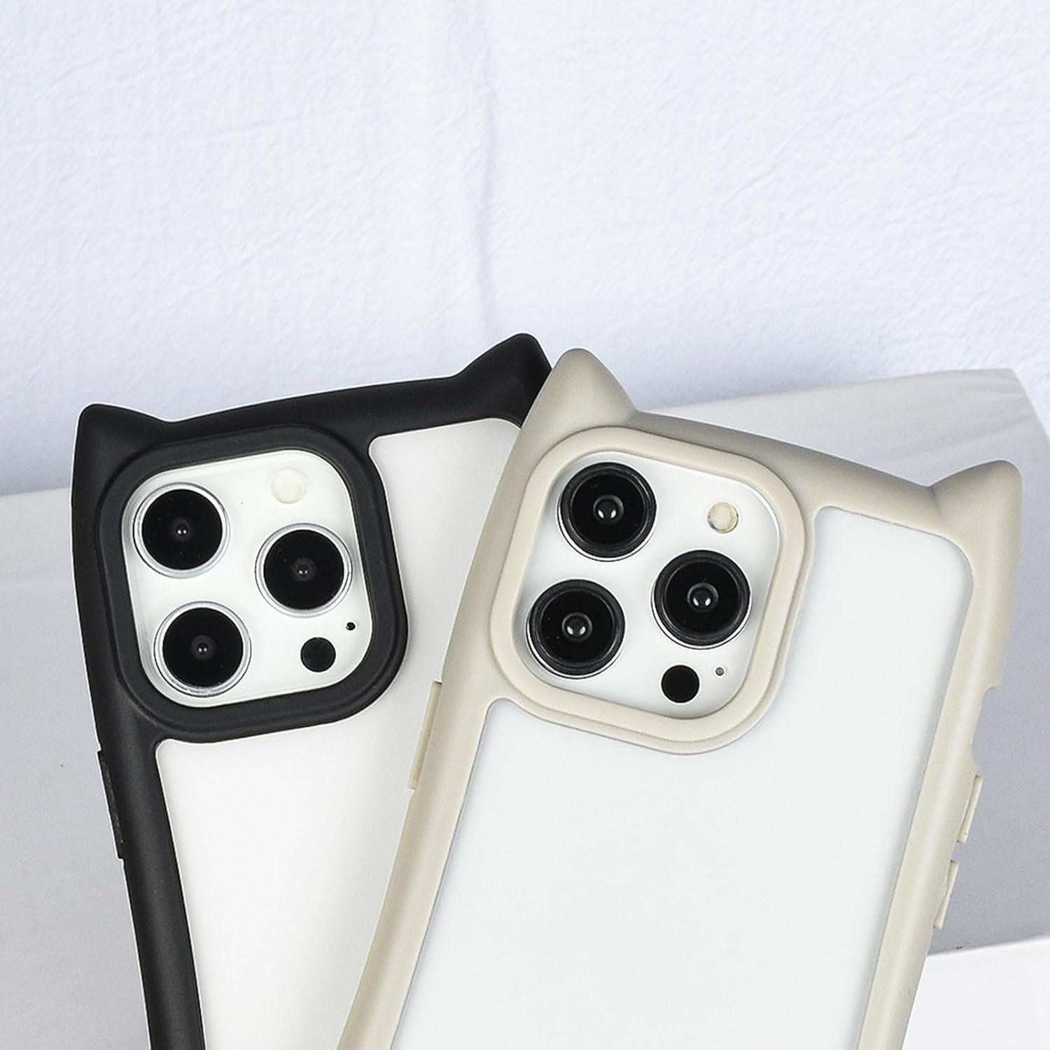 Funda Silicona Suave Uioeua para iPhone 14 Pro Max - Negro