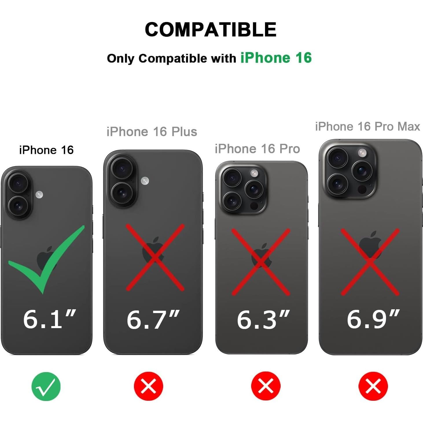 Funda Slim TENDLIN para iPhone 16 Negra - Grano de Madera y TPU