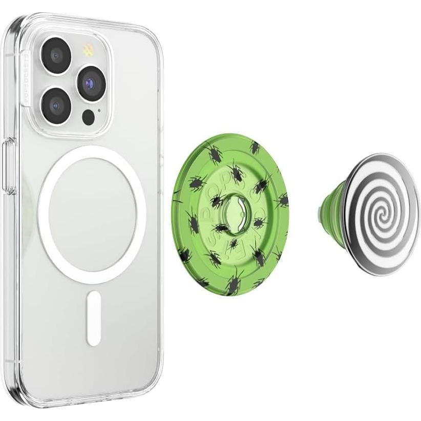 PopSockets Beetlejuice Agarre Magnético para Teléfono MagSafe