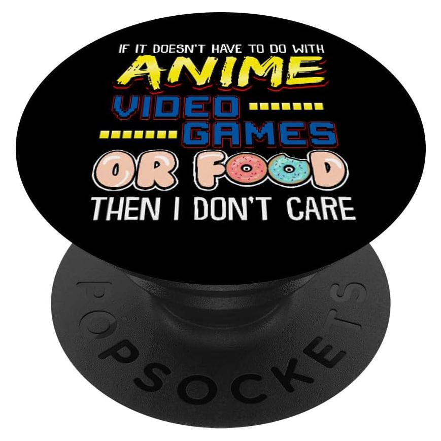 PopSockets PopGrip Agarre Intercambiable Anime Videojuegos