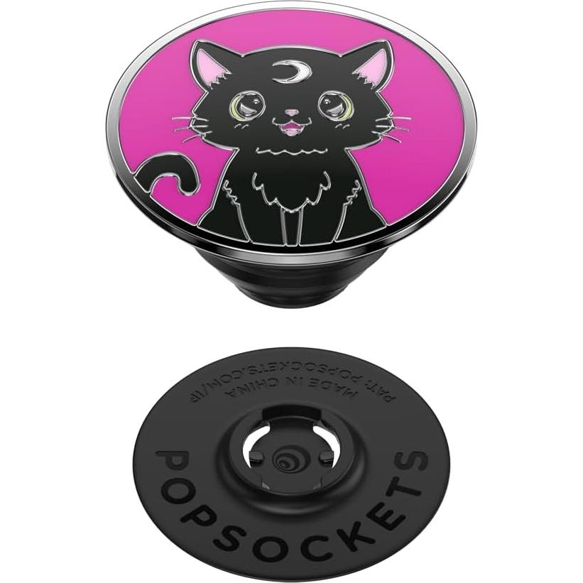 PopSockets Agarre para Teléfono Magia de Gato Negro - Soporte Intercambiable