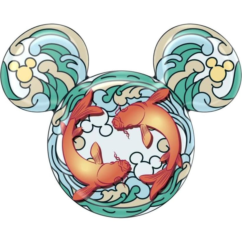 PopSockets Agarre Adhesivo Mickey Koi para Teléfono - Soporte