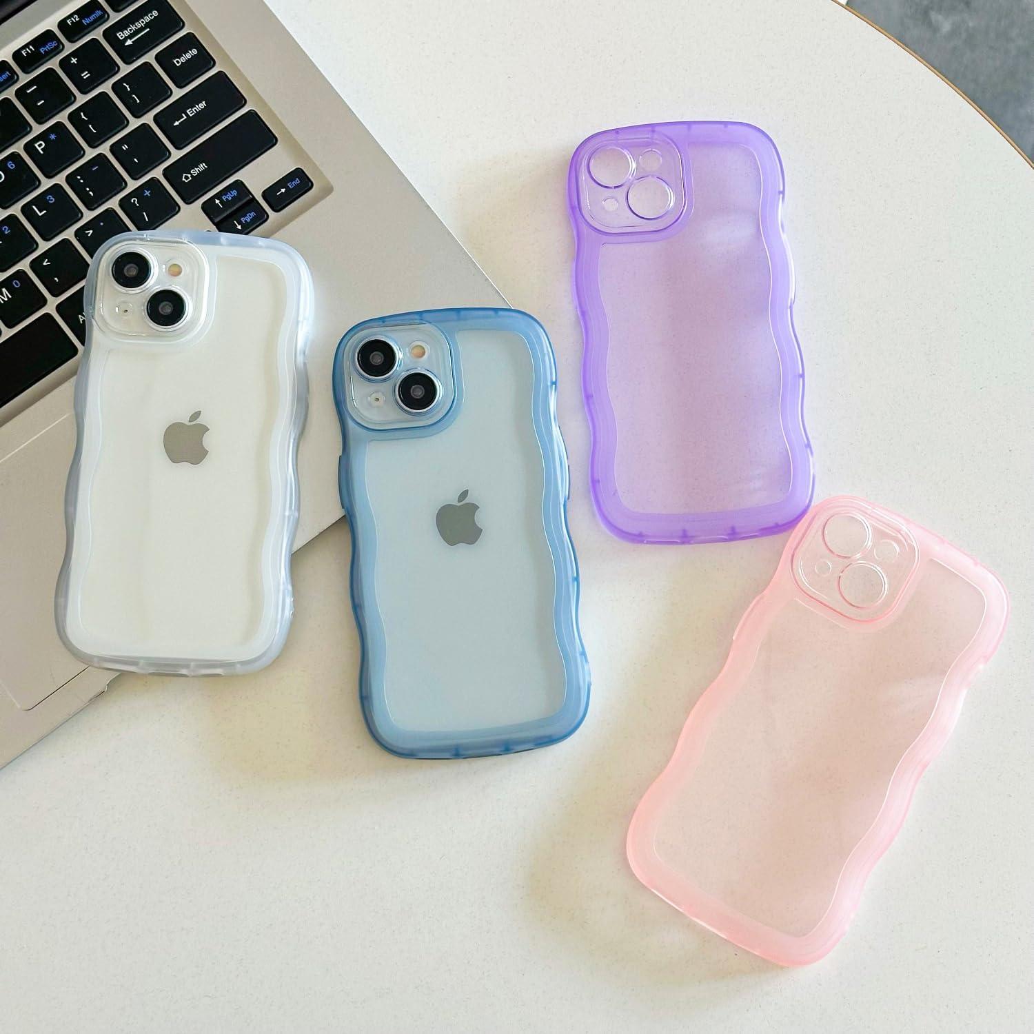 Funda Protectora IUFRIWOT para iPhone 14 6.1" Silicona Púrpura