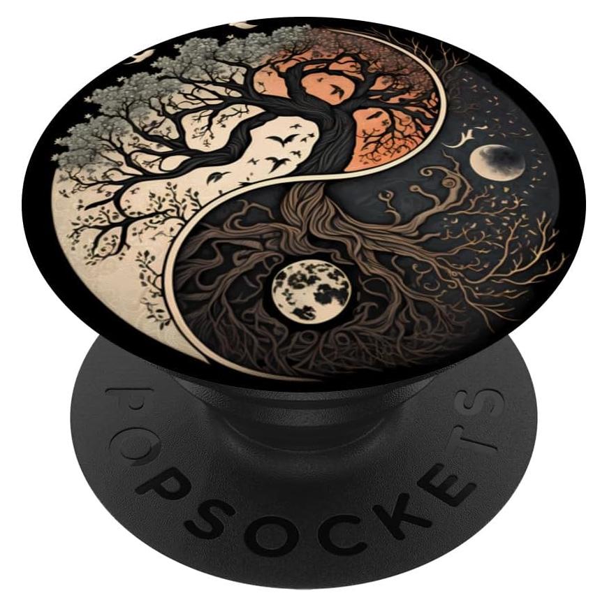 PopSockets Adhesive PopGrip Árbol de la Vida Yin Yang