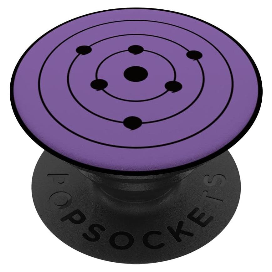 PopSockets Adhesivo PopGrip Anime Manga Negro Púrpura