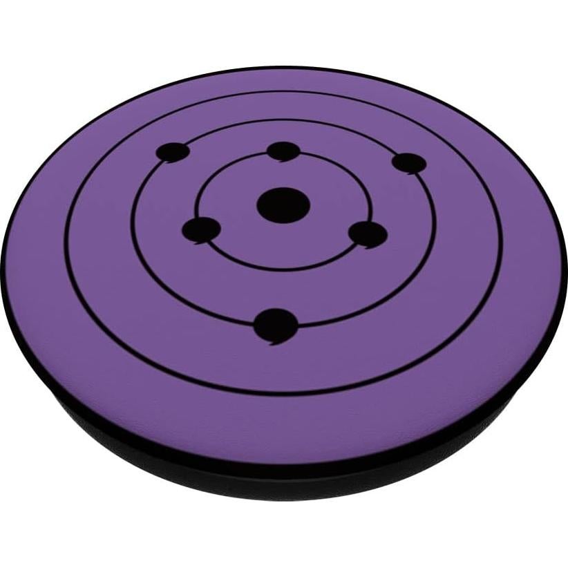 PopSockets Adhesivo PopGrip Anime Manga Negro Púrpura