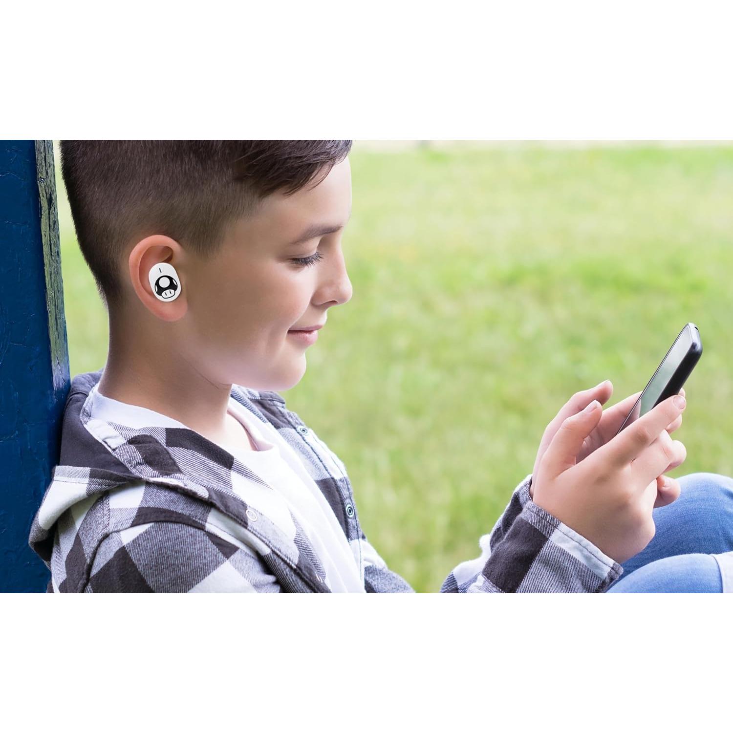 Auriculares Inalámbricos eKids Mario con Micrófono y Estuche