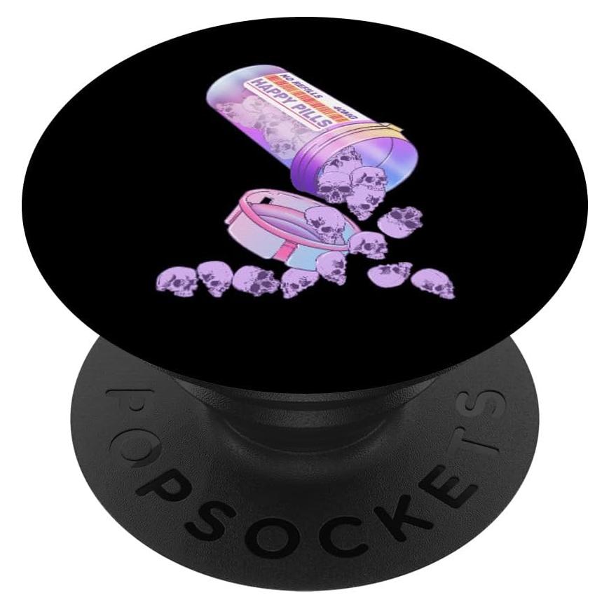 PopSockets Adhesivo PopGrip Calavera Kawaii Pastel Goth