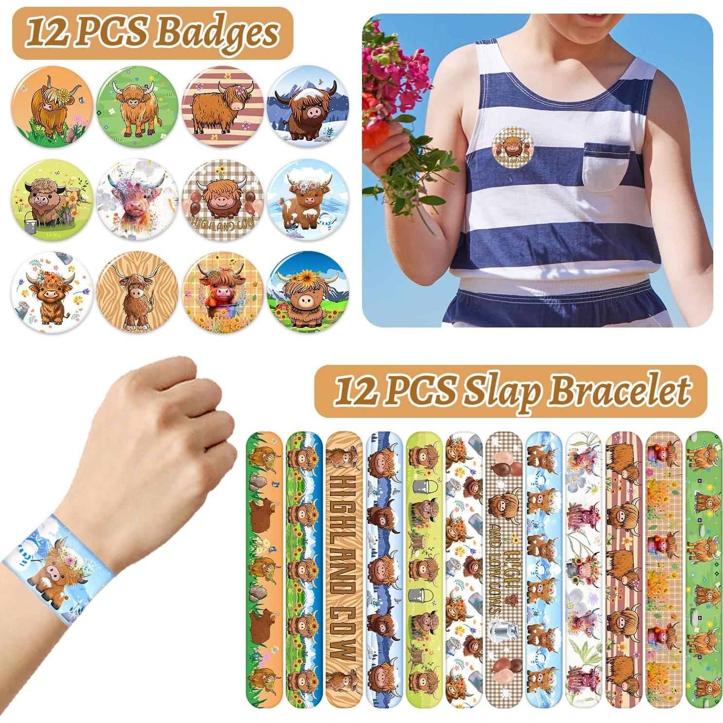 Recuerdos de Fiesta Vaca de Tierras Altas 12 Piezas