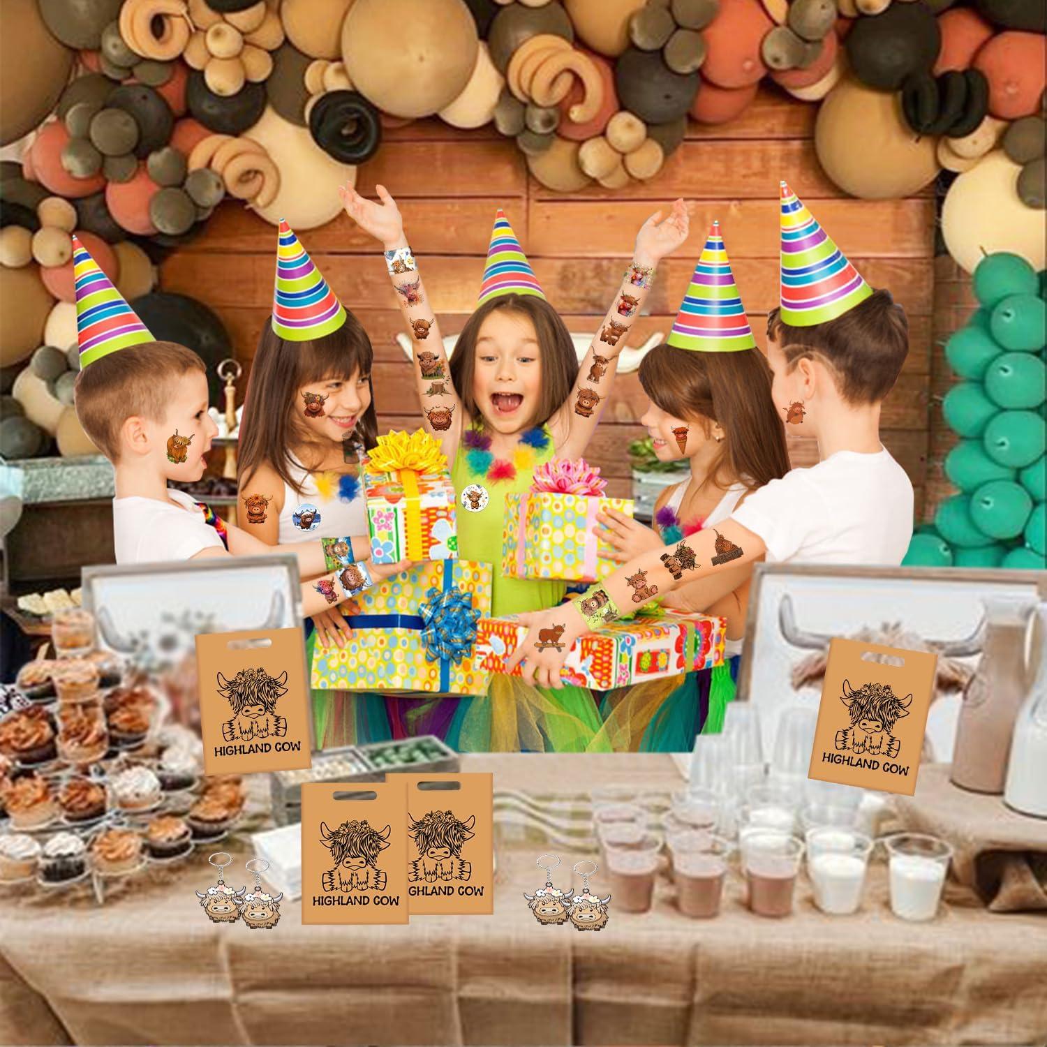 Recuerdos de Fiesta Vaca de Tierras Altas 12 Piezas