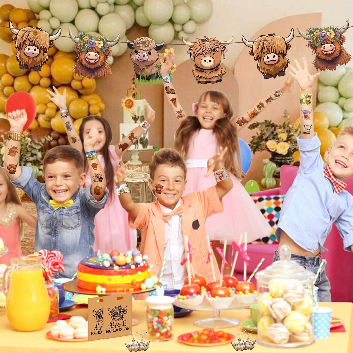 Recuerdos de Fiesta Vaca de Tierras Altas 12 Piezas