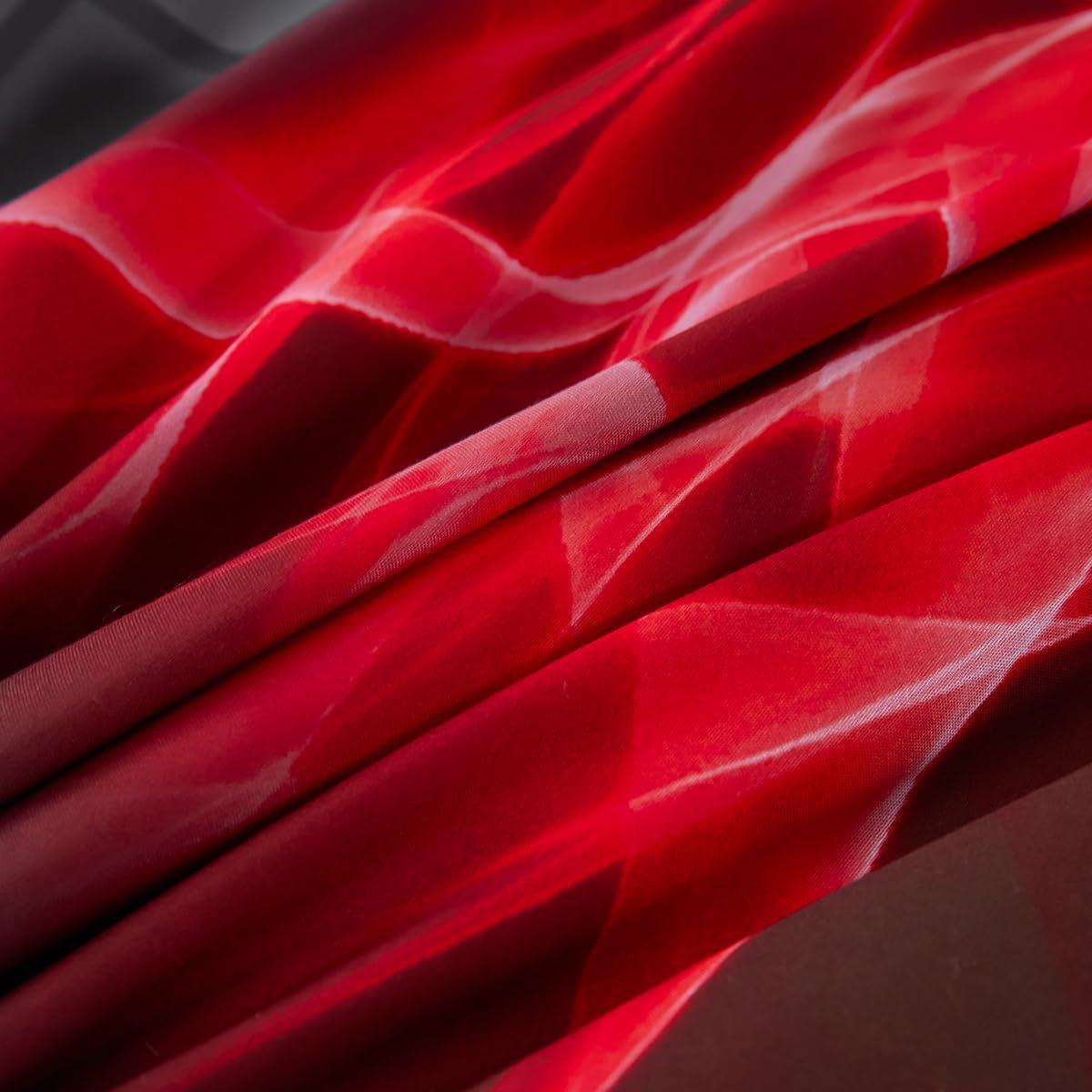 Juego de Cama 6 Piezas ZSYAYAHA Individual Gamepad Rojo