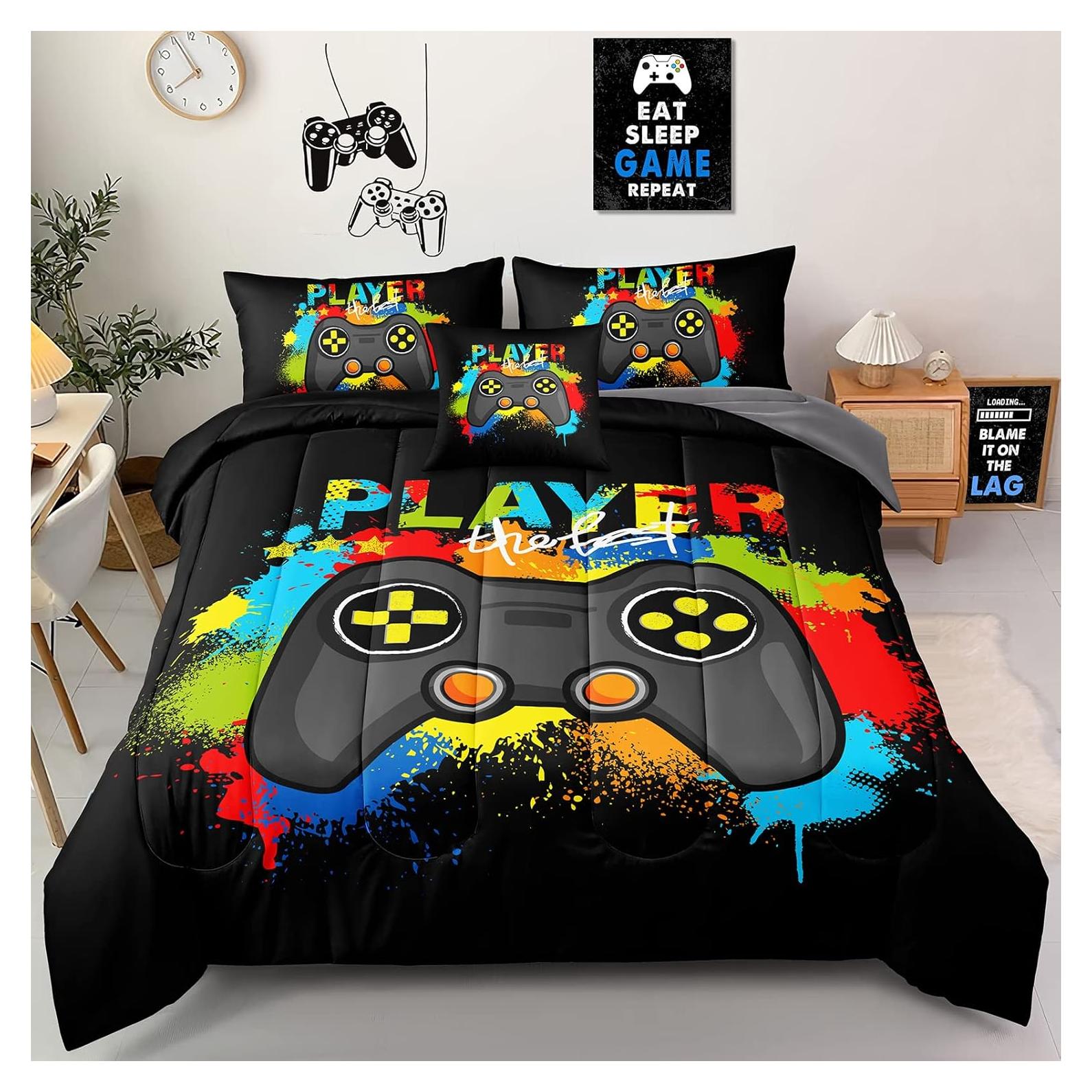 Juego de Ropa de Cama Gamer Z.Jian HOME 6 Piezas Queen