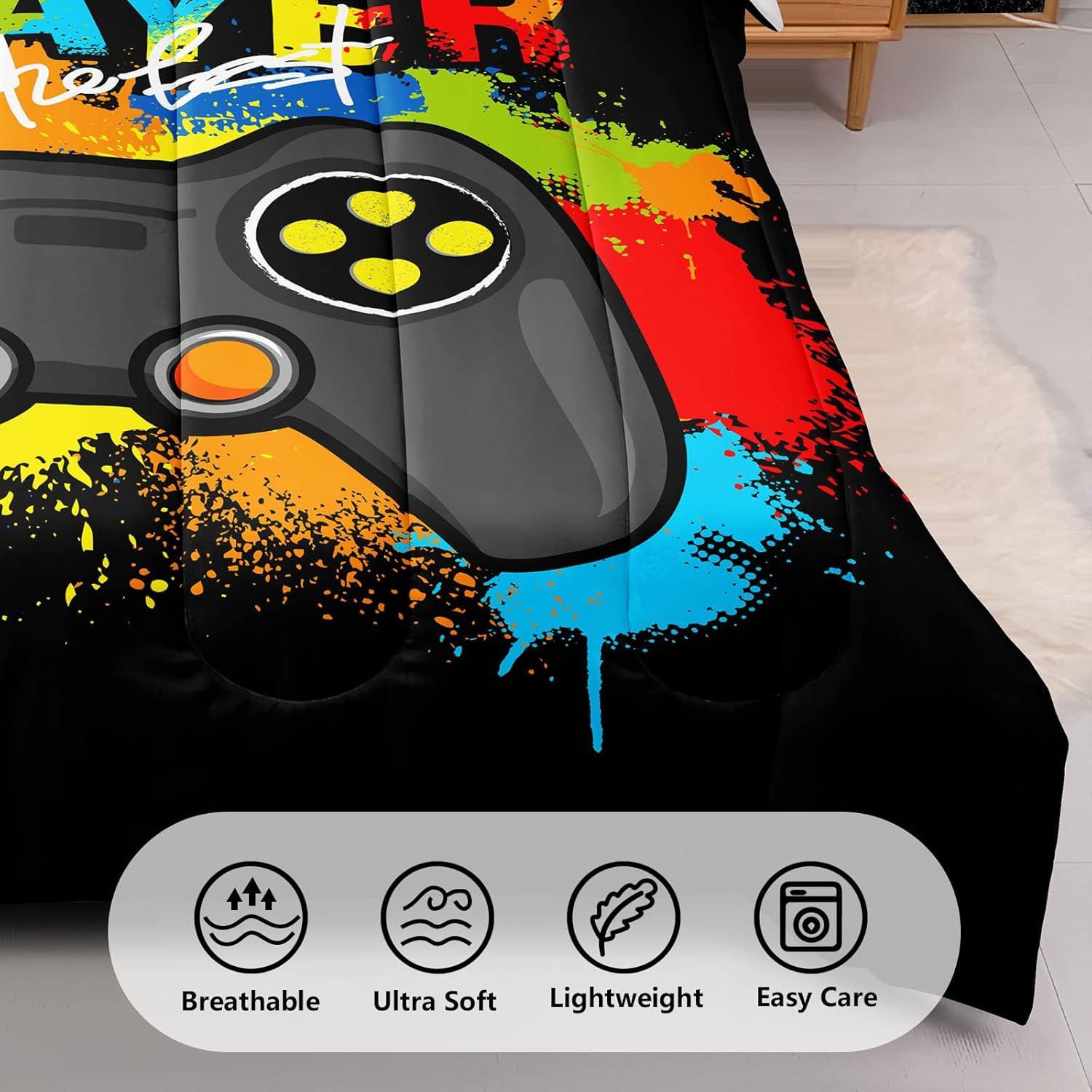 Juego de Ropa de Cama Gamer Z.Jian HOME 6 Piezas Queen
