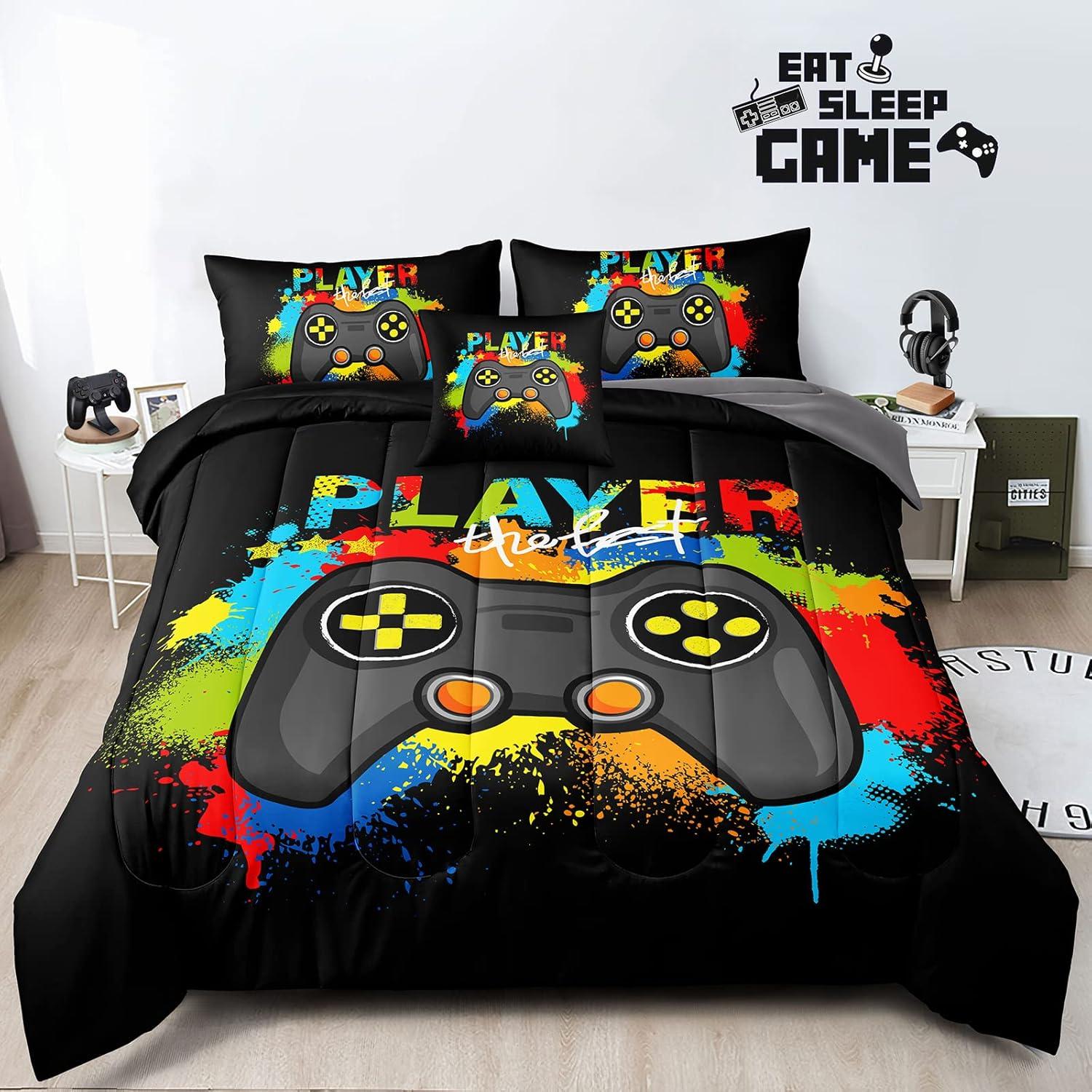 Juego de Ropa de Cama Gamer Z.Jian HOME 6 Piezas Queen
