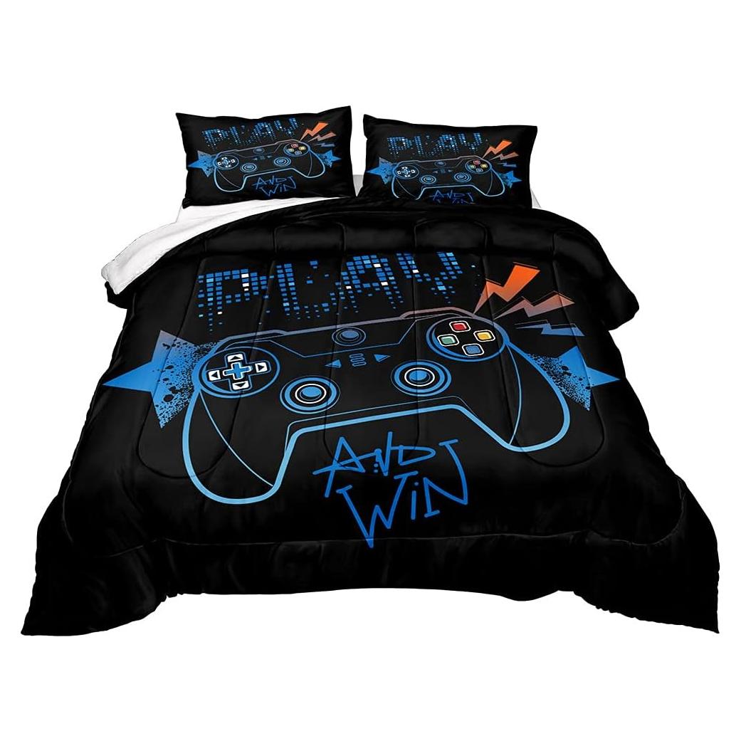 Edredón Doble Z.Jian HOME Videojuego Microfibra 200x229cm