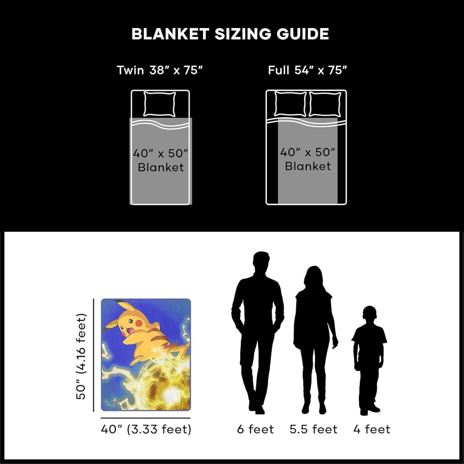 Manta de Lanzamiento Sherpa Pokemon Northwest 101.6x127cm