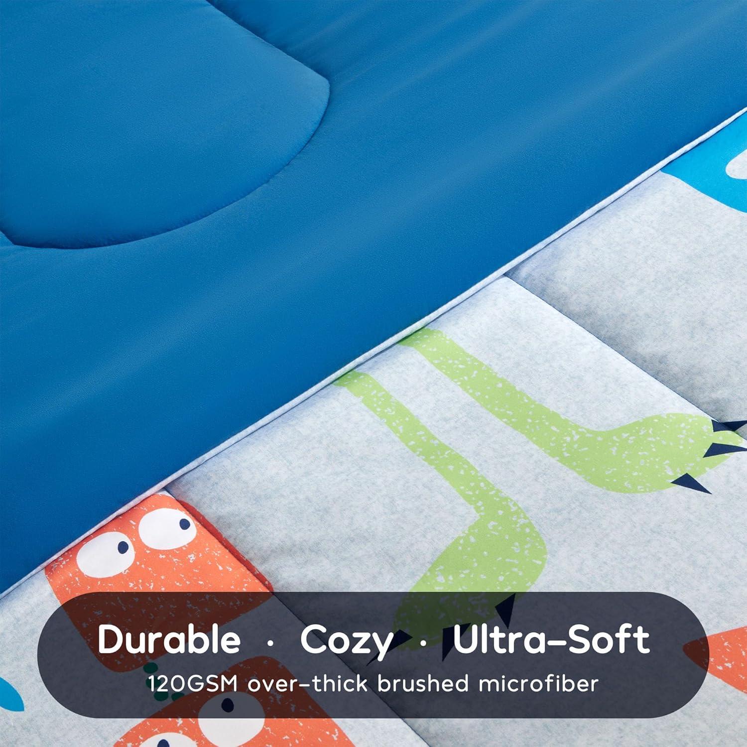 Conjunto de Ropa de Cama SLEEP ZONE 7 Piezas Monstruo Full/Queen