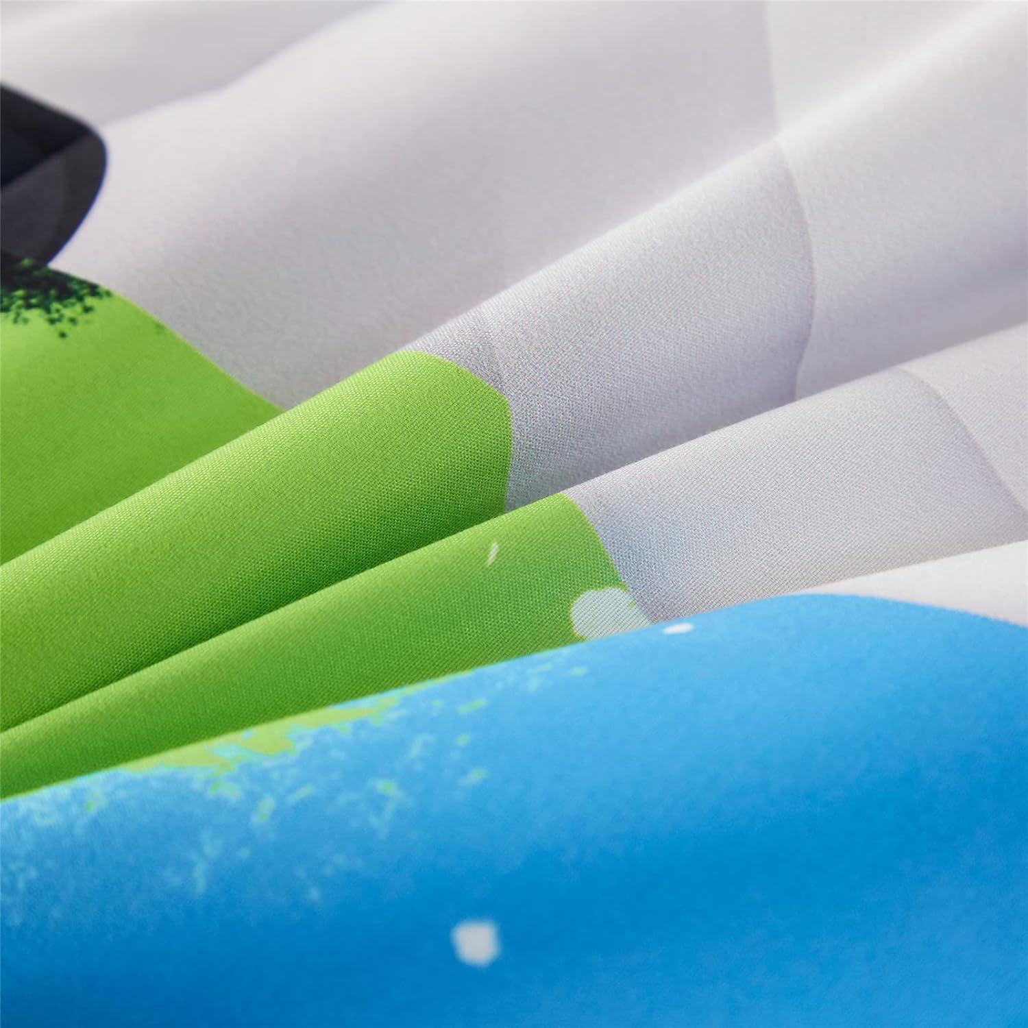 Juego de Ropa de Cama KAKKI Twin 4 Piezas Videojuego 3D