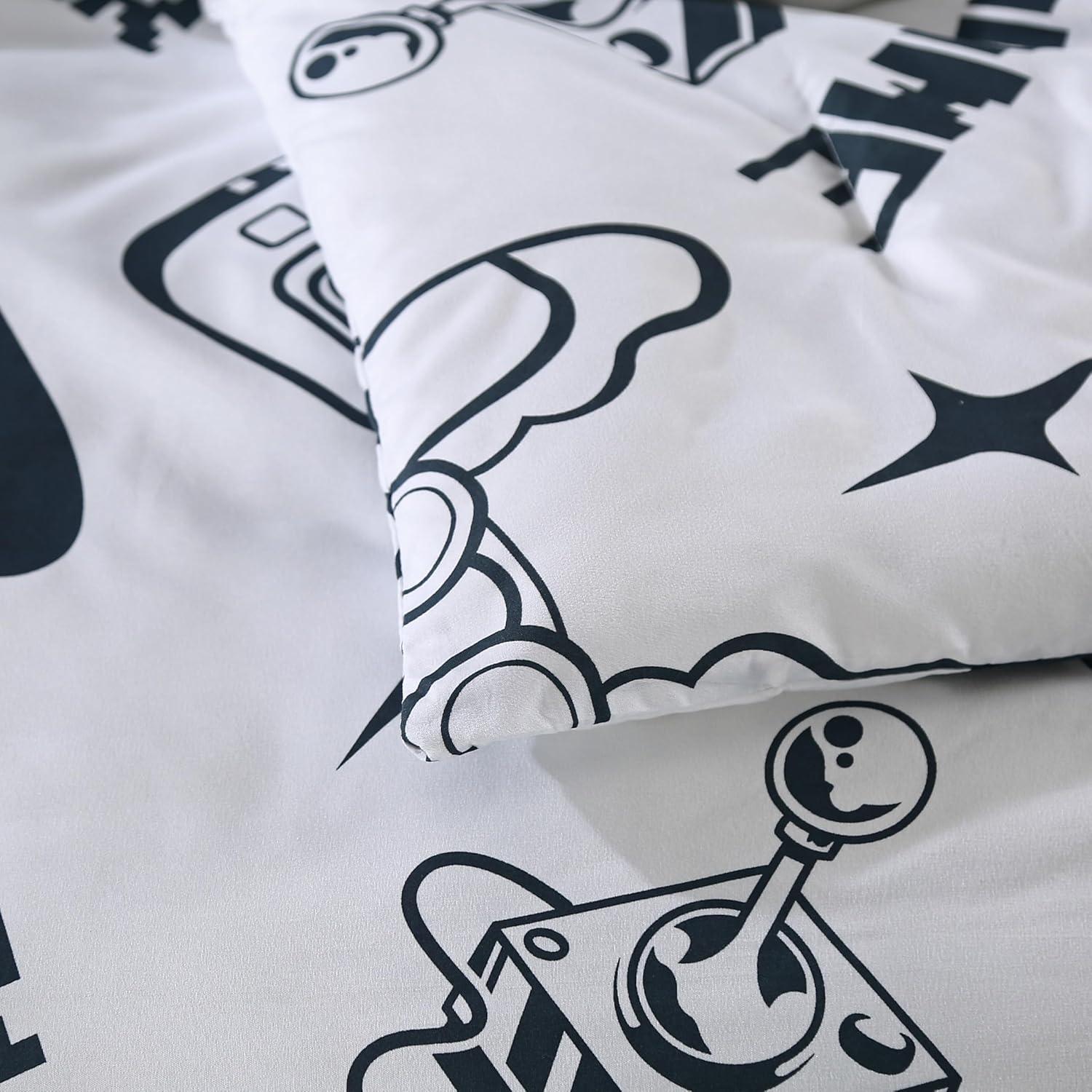 Conjunto de Edredón Gamer SDIII Reina 3 Piezas Microfibra