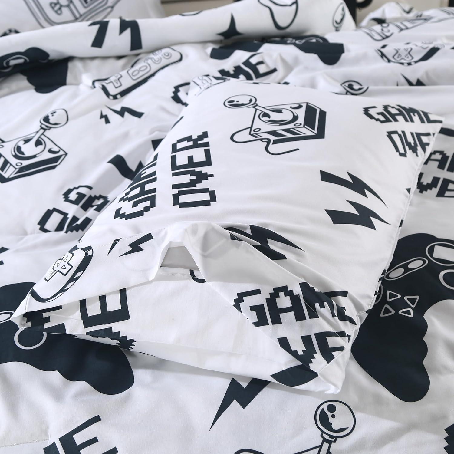 Conjunto de Edredón Gamer SDIII Reina 3 Piezas Microfibra