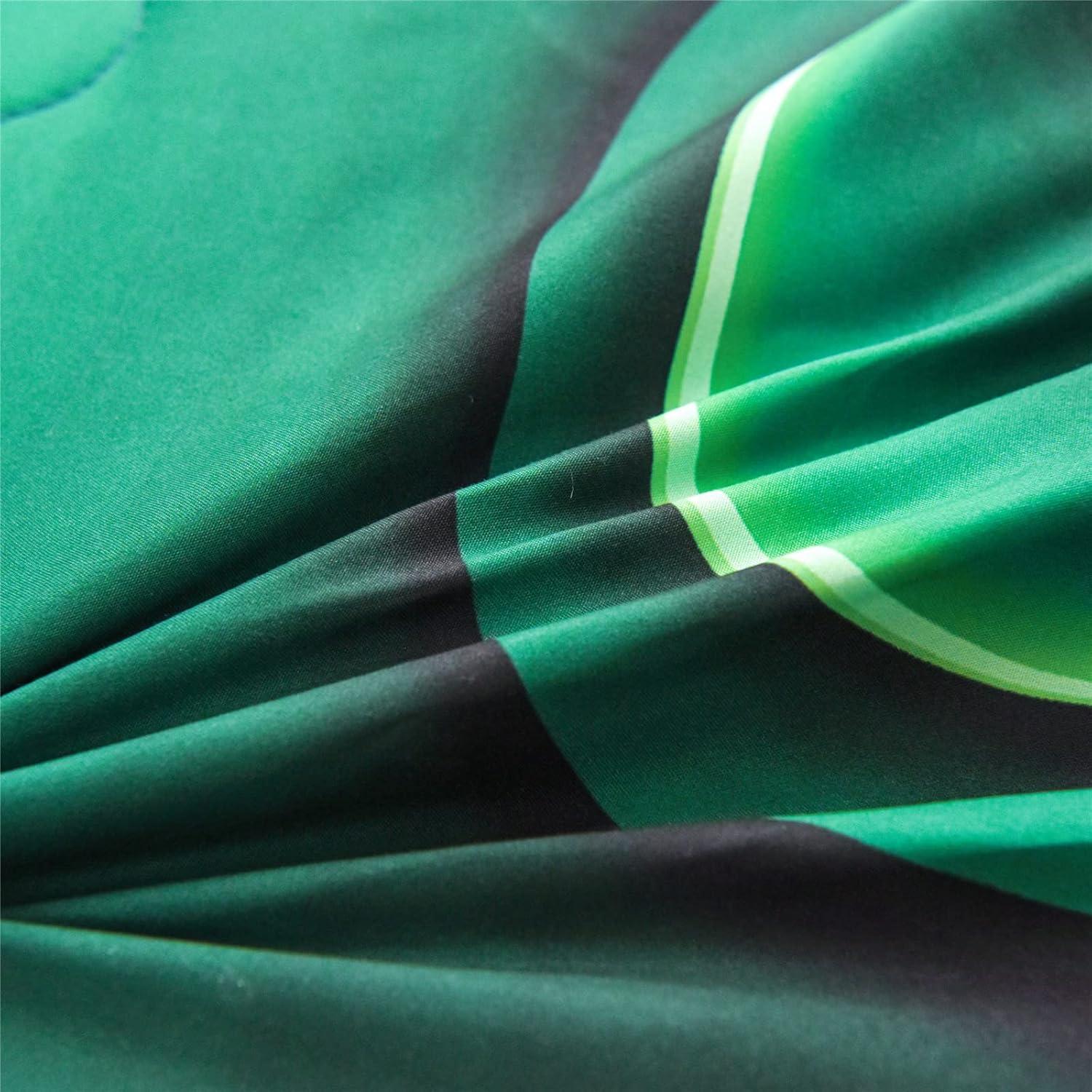 Juego de Ropa de Cama Gamer Meeting Story Individual Azul-Verde