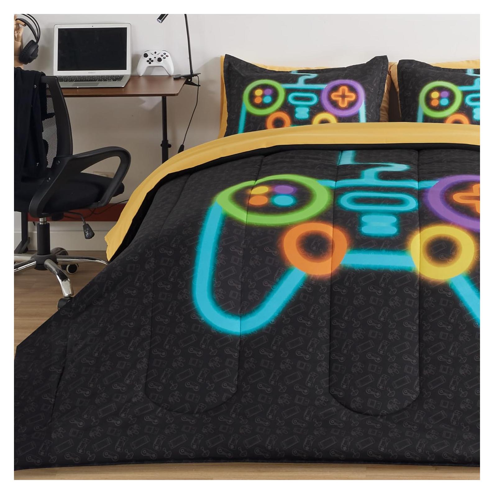 Conjunto de Edredón Twin Sonive 7 Piezas Conexión Nocturna