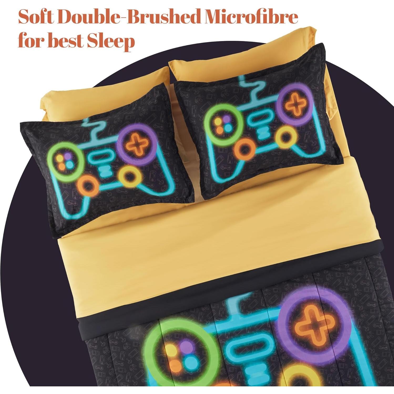 Conjunto de Edredón Twin Sonive 7 Piezas Conexión Nocturna