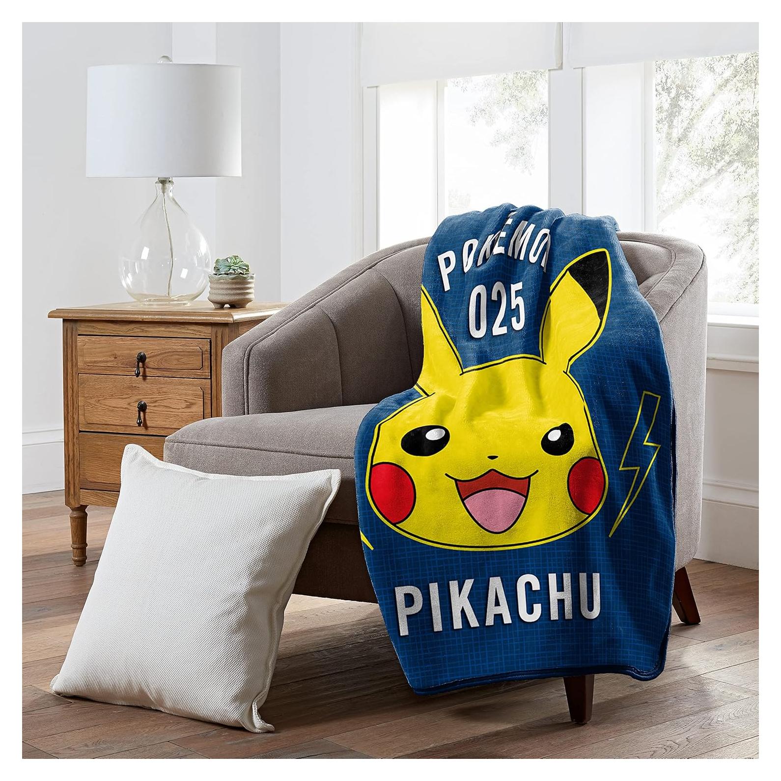 Manta de Lana Sherpa Pikachu Northwest 127 x 152 cm