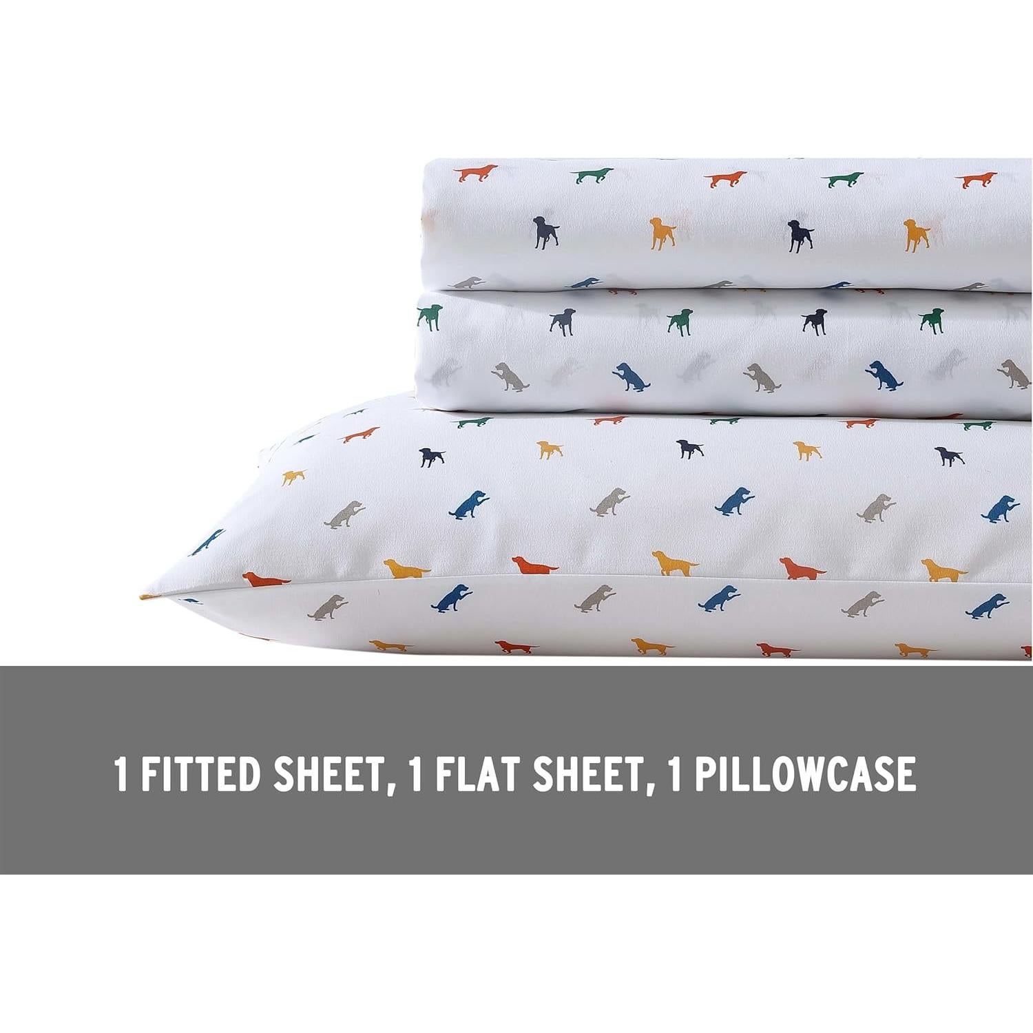 Sábanas Queen Eddie Bauer Niños Buddy el Perro Microfibra