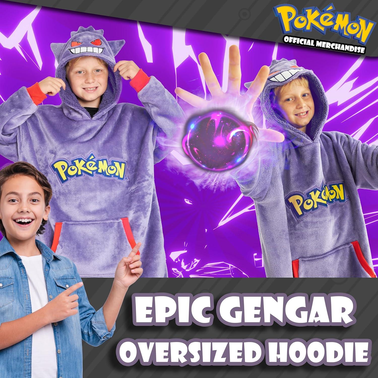 Manta con Capucha Pokemon Pikachu para Niños - Felpa Suave