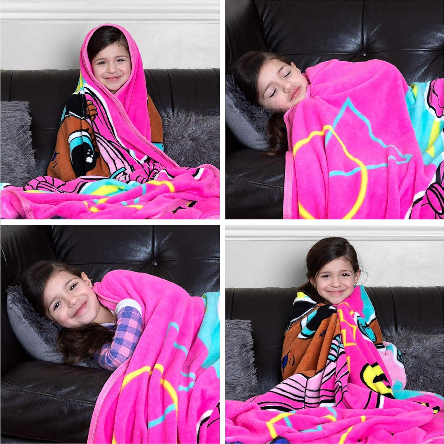 Manta Suave Micro Raschel Franco 157.5x228.6 cm L.O.L. Surprise!