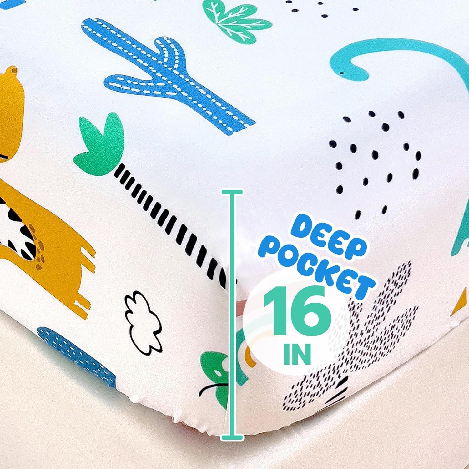 Juego de Sábanas Twin Homilay 3 Piezas Dinosaurio Microfibra