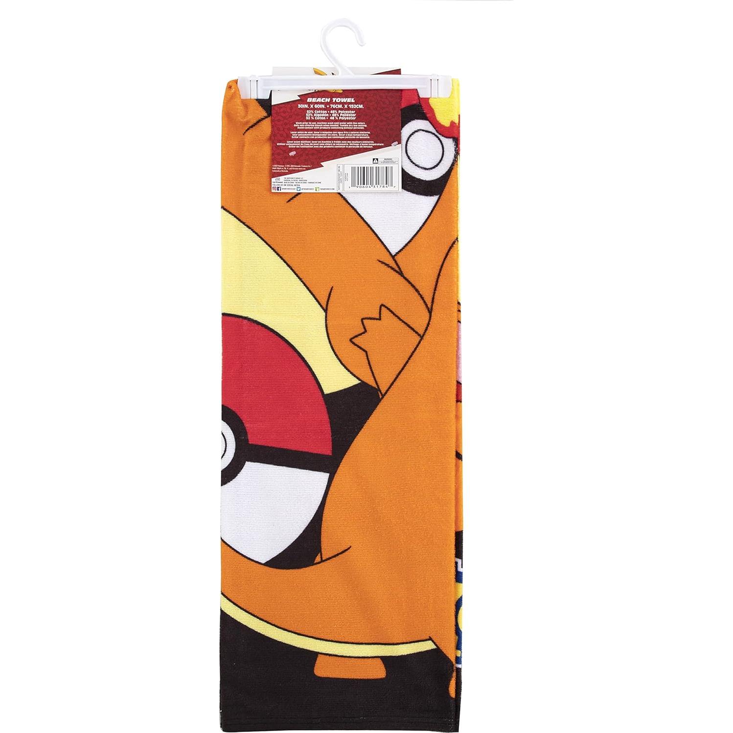 Toalla de Playa Pokémon Northwest 76x152 cm Char Caliente