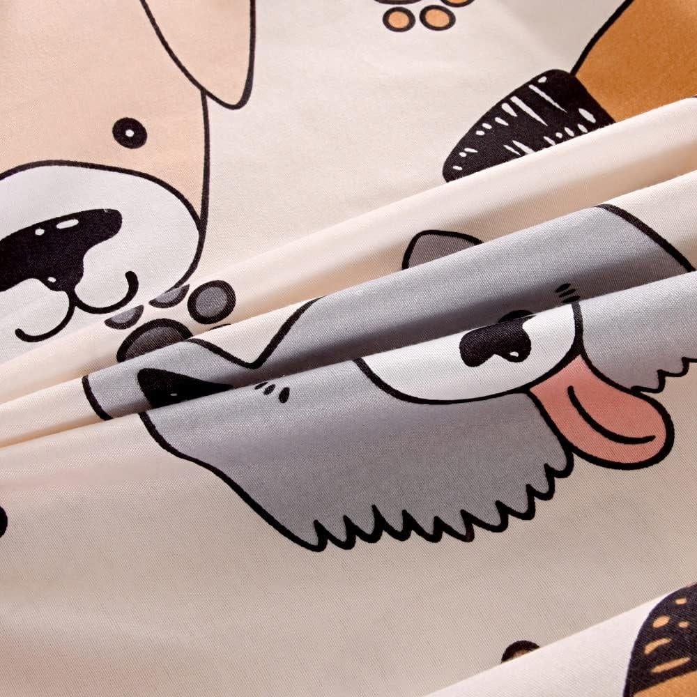 Juego de Sábanas Ajustables KWLOVER Completo con Funda de Almohada