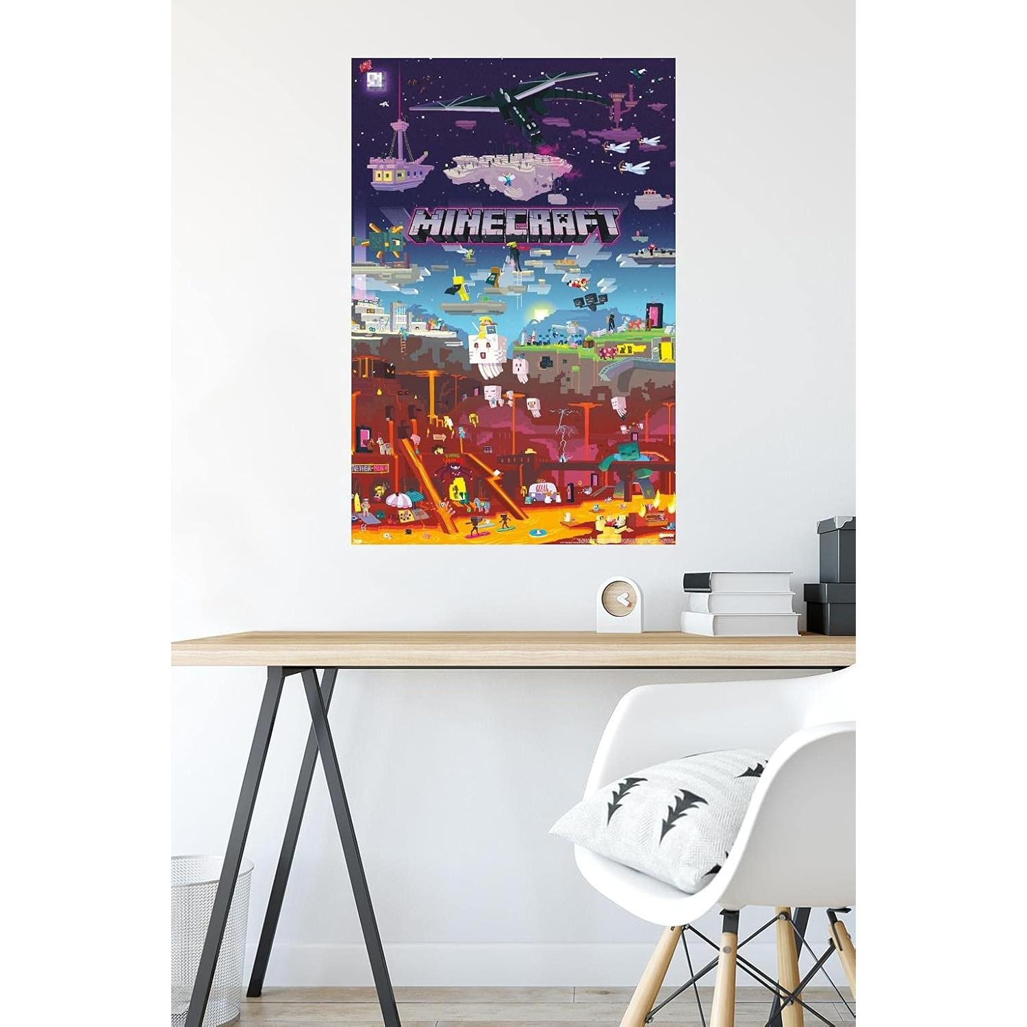 Póster de Pared Trends International Minecraft 56.5x86.4cm