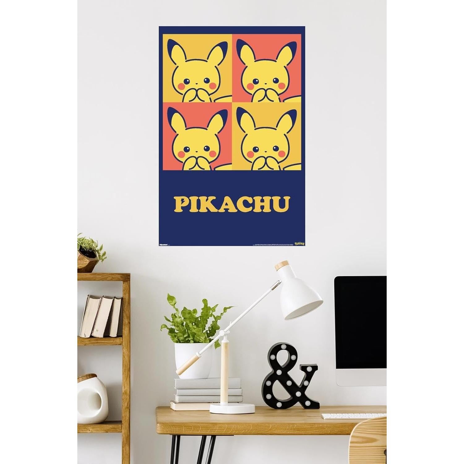 Póster de Pikachu Pokémon Trends International 86.4x57 cm