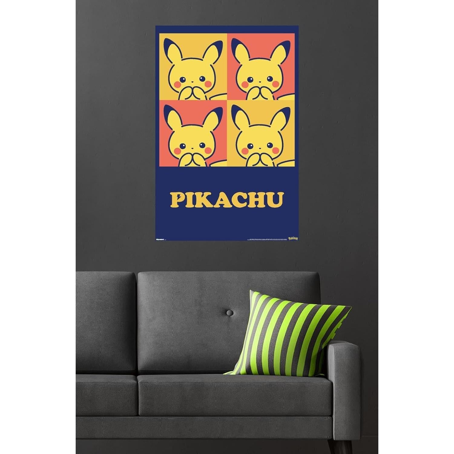 Póster de Pikachu Pokémon Trends International 86.4x57 cm