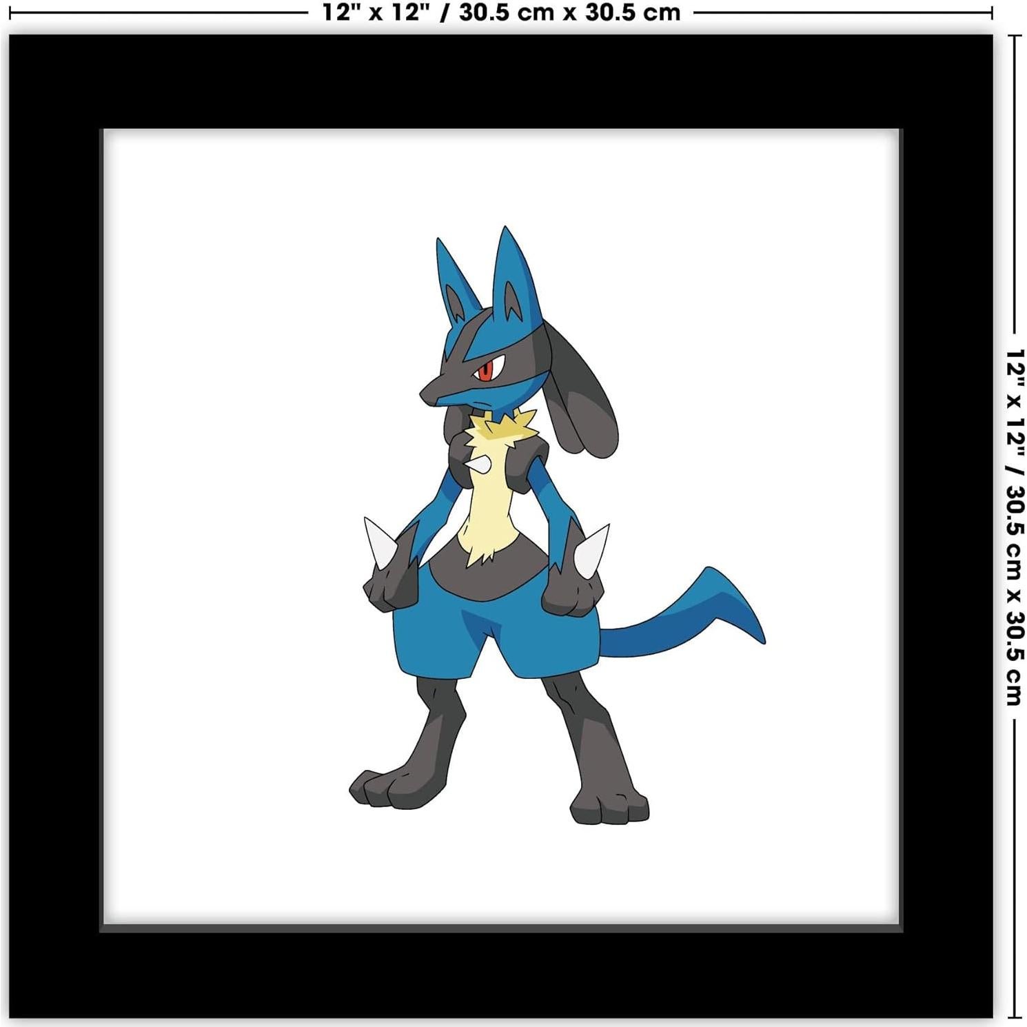 Póster de Arte Pokemon Lucario Trends International 30.48x30.48cm