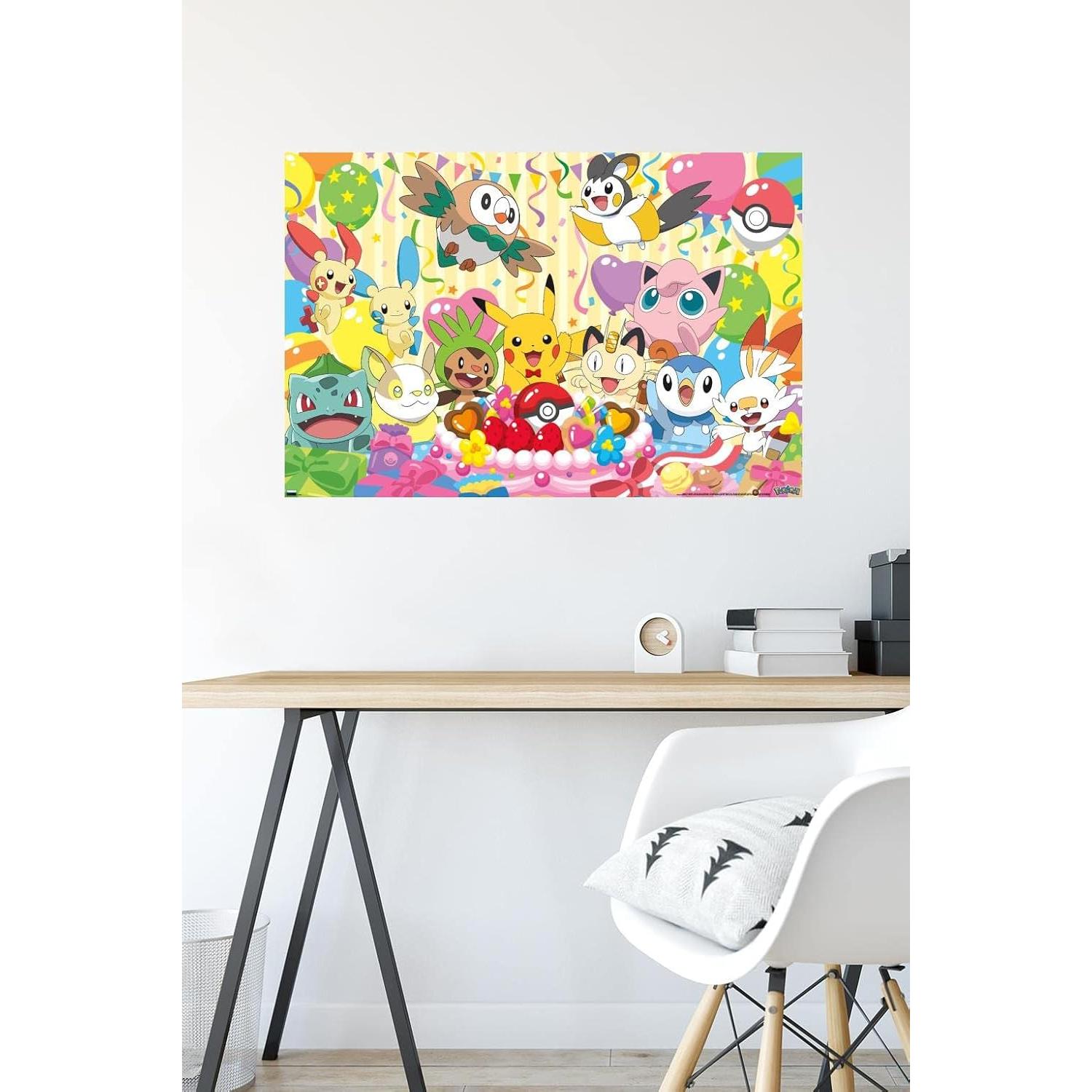 Póster de Cumpleaños Pokémon Trends International 86.4x56.8cm