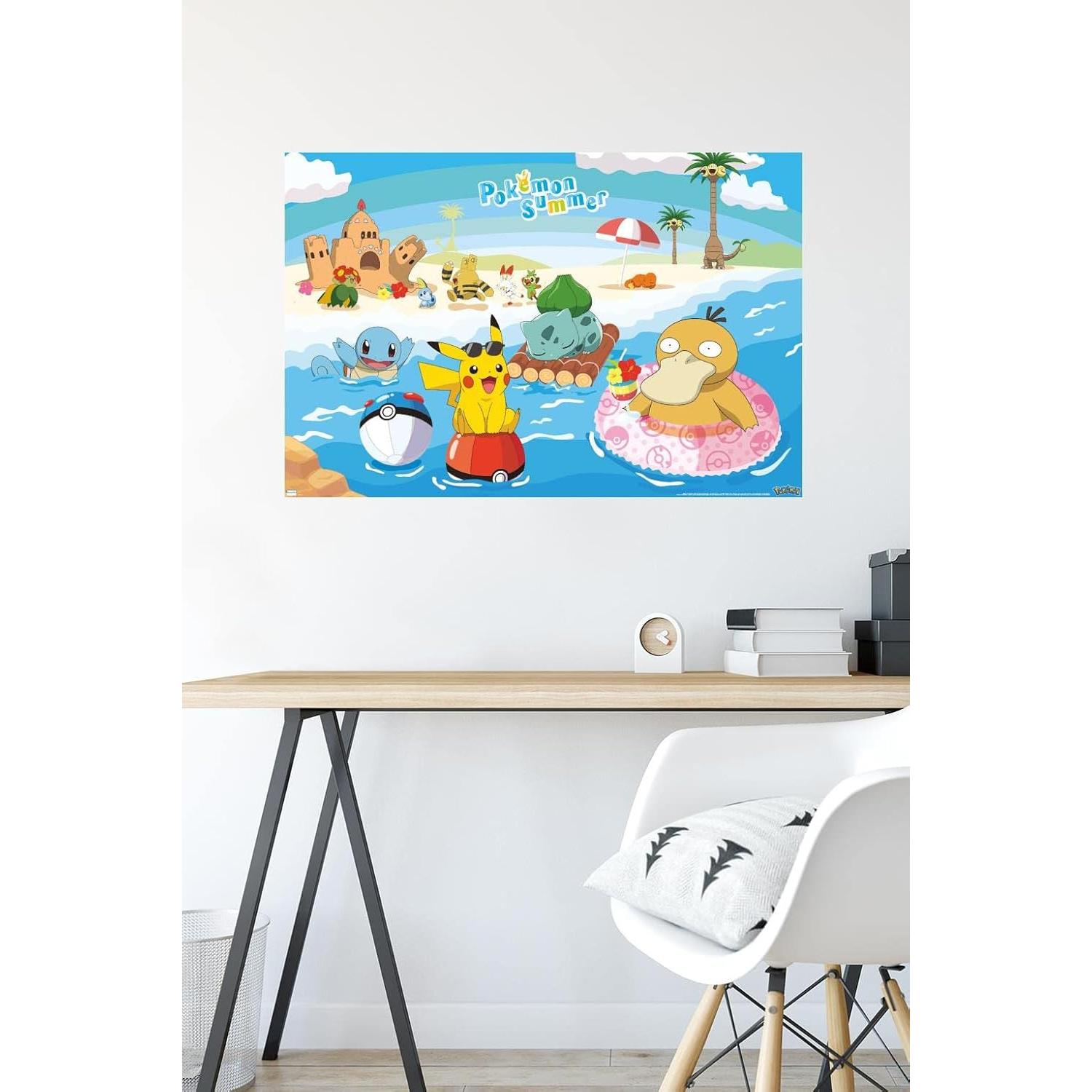 Póster de Verano Pokémon Trends International 86.4x56.8 cm