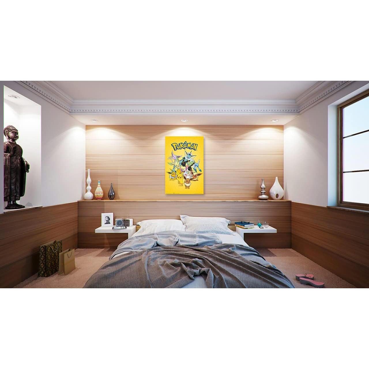 Póster Evolución de Eevee Pokémon 61x91 cm Papel