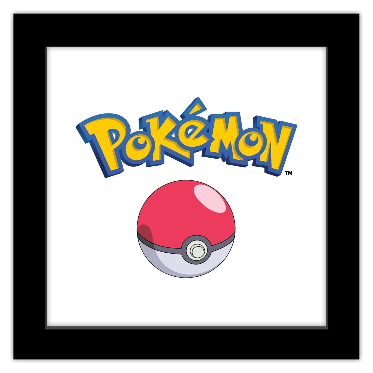 Póster de Pared Gallery Pops Pokemon - Marco Negro 30.48 cm