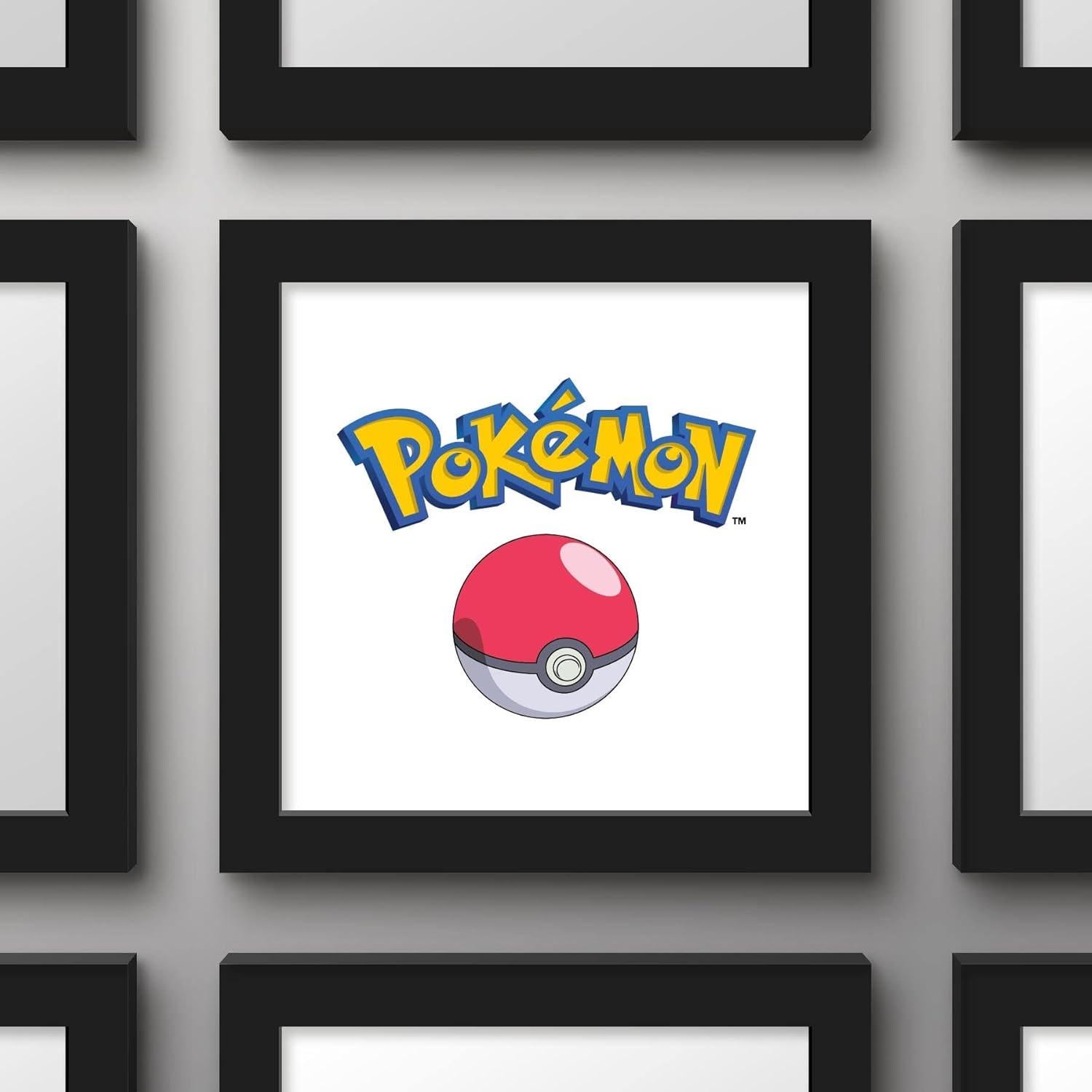 Póster de Pared Gallery Pops Pokemon - Marco Negro 30.48 cm