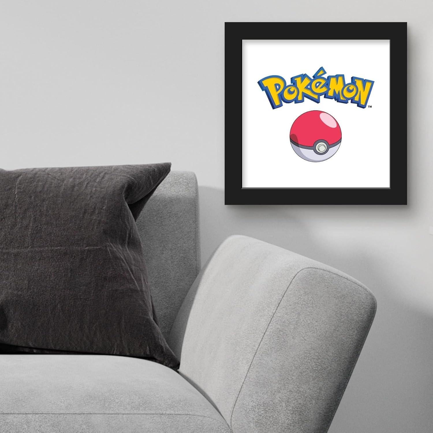 Póster de Pared Gallery Pops Pokemon - Marco Negro 30.48 cm